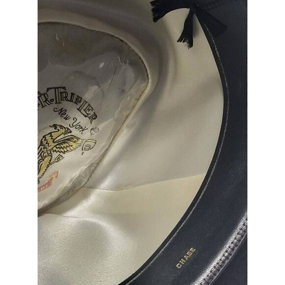 VINTAGE F.R. Tripler New York Chase Hat Felt Medium Fedora - Picture 9 of 11